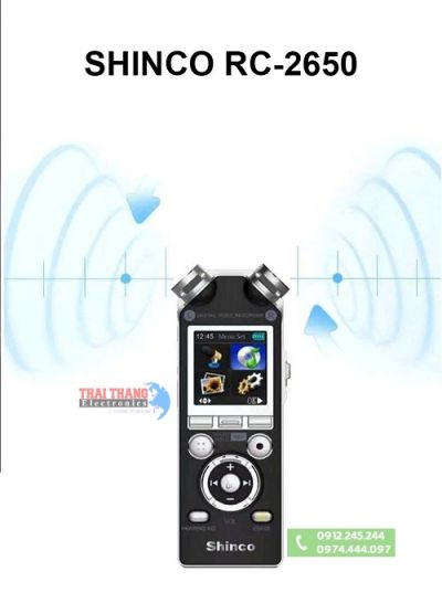 may-ghi-am-sieu-nhay-shinco-rc2650-hang-xin-korea